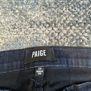 Paige Dark Wash Jeans.